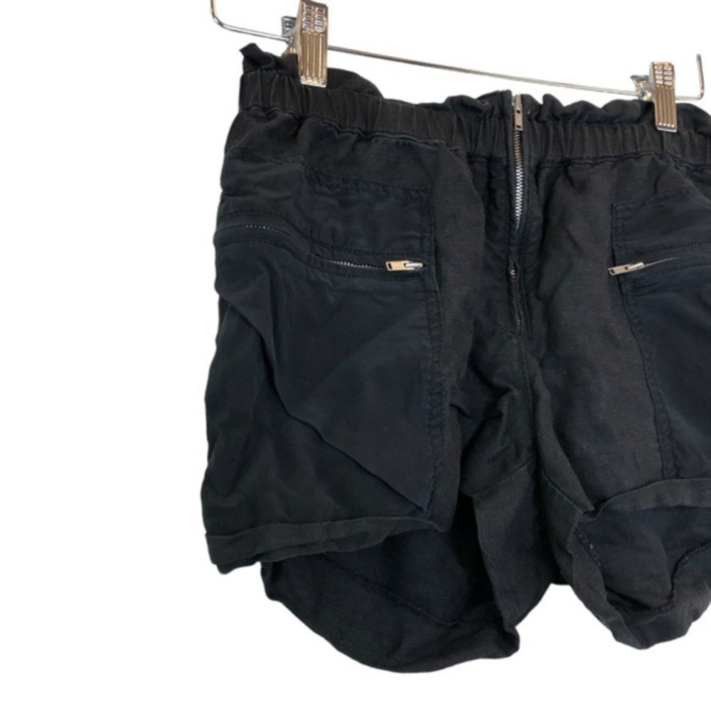 Wilfred With Linen Aritzia Zip Shorts Black - Picture 3 of 7